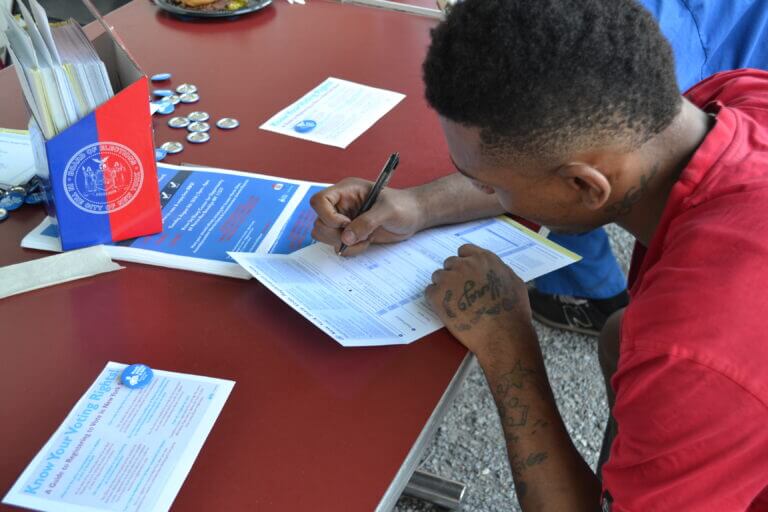 RELEASE: Voter Registration Event Draws More than 150 New Yorkers