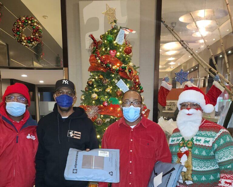 PS 183 Donates Winter Clothes to Homeless Men Served by The Doe Fund